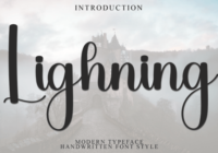 Lighning Font - Featured Image
