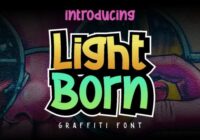 Light Born Font - Featured Image