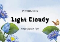 Light Cloudy Font - Featured Image