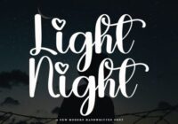 Light Night Font - Featured Image