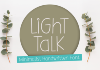 Light Talk Font - Featured Image