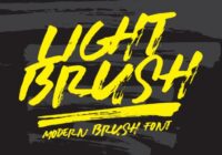 Lightbrush Font - Featured Image
