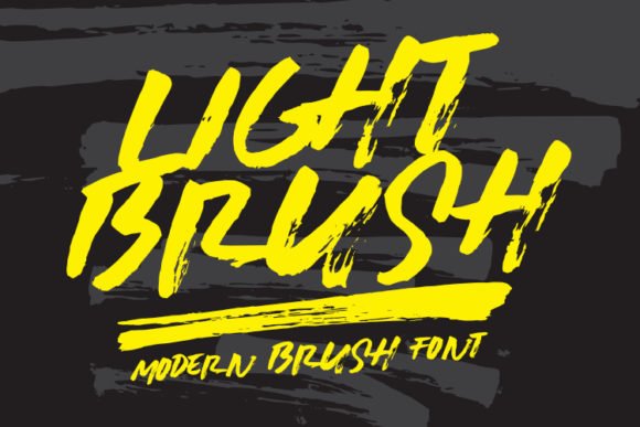 Lightbrush Font - Featured Image