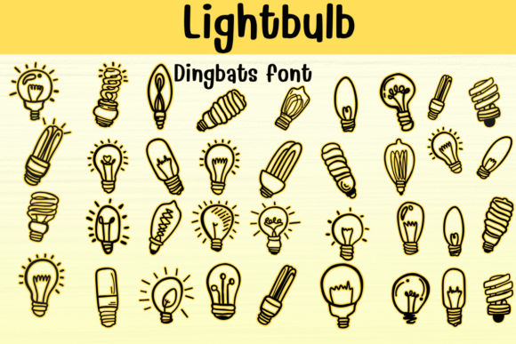 Lightbulb Font - Featured Image