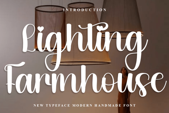 Lighting Farmhouse Font - Featured Image