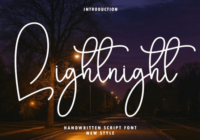 Lightnight Font - Featured Image