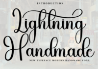 Lightning Handmade Font - Featured Image
