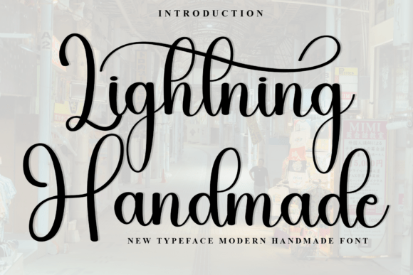 Lightning Handmade Font - Featured Image