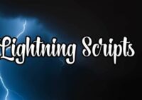 Lightning Scripts Font - Featured Image