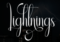 Lightnings Font - Featured Image