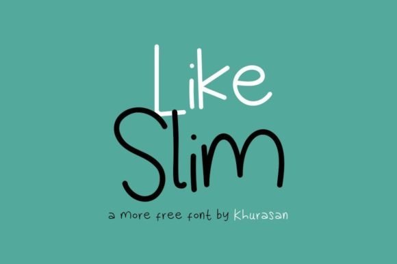 Like Slim Font - Featured Image