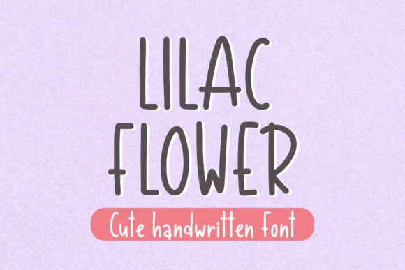 Lilac Flower Font - Featured Image