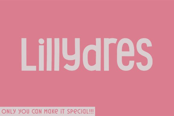 Lillydres Font - Featured Image
