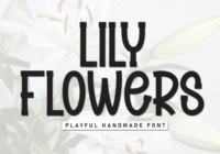 Lily Flowers Font - Featured Image