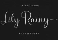 Lily Rainy Font - Featured Image