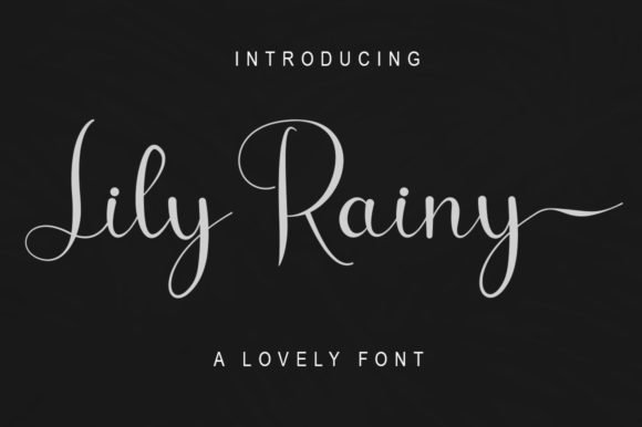 Lily Rainy Font - Featured Image