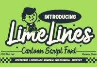 Lime Lines Font - Featured Image