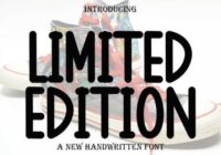 Limited Edition Font - Featured Image