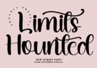 Limits Hounted Font - Featured Image