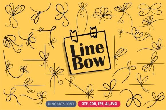 Line Bow Font - Featured Image