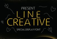 Line Creative Font - Featured Image