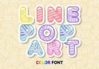 Line Pop Art Font - Featured Image