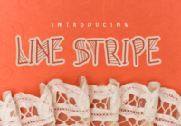 Line Stripe Font - Featured Image