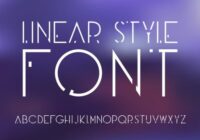 Linear Style Font - Featured Image