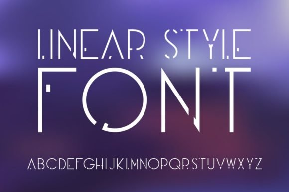 Linear Style Font - Featured Image