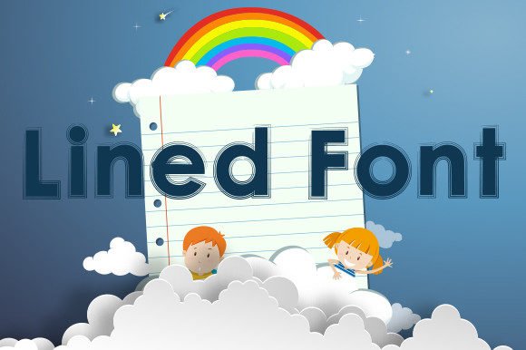 Lined Font - Featured Image