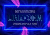 Lineform Font - Featured Image