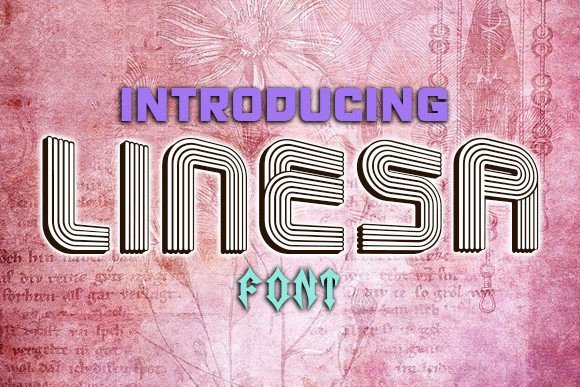 Linesa Font - Featured Image
