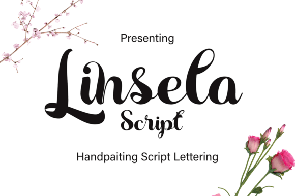 Linsela Script Font - Featured Image
