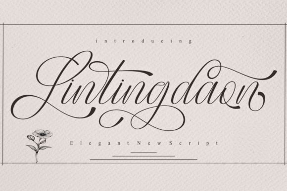 Lintingdaon Script Font - Featured Image