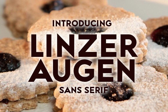 Linzer Augen Font - Featured Image