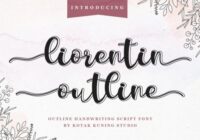 Liorentin Outline Font - Featured Image