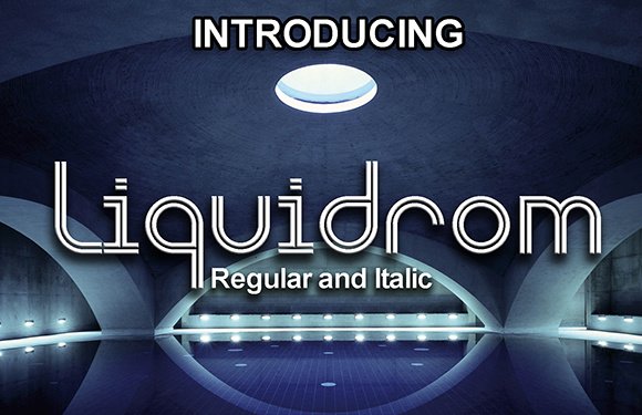 Liquidrom Font - Featured Image
