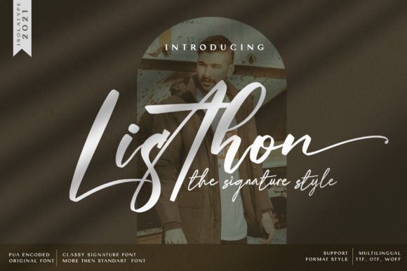 Listhon Font - Featured Image
