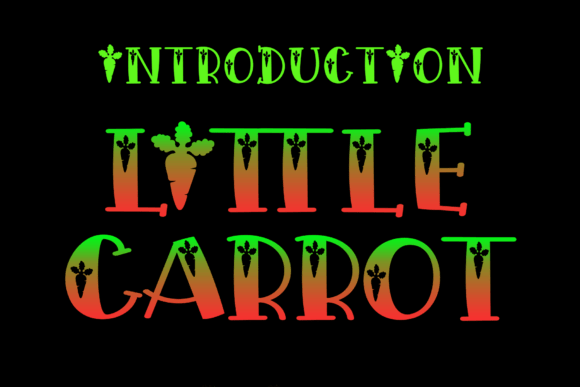Little Carrot Font - Featured Image