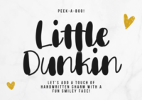 Little Dunkin Font - Featured Image