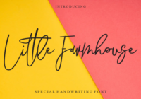 Little Farmhouse Font - Featured Image
