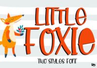 Little Foxie Font - Featured Image
