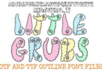 Little Grubs Font - Featured Image