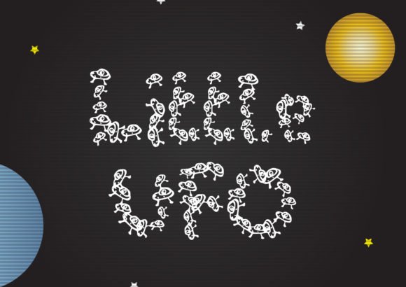 Little Ufo Font - Featured Image