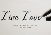 Live Love Font - Featured Image