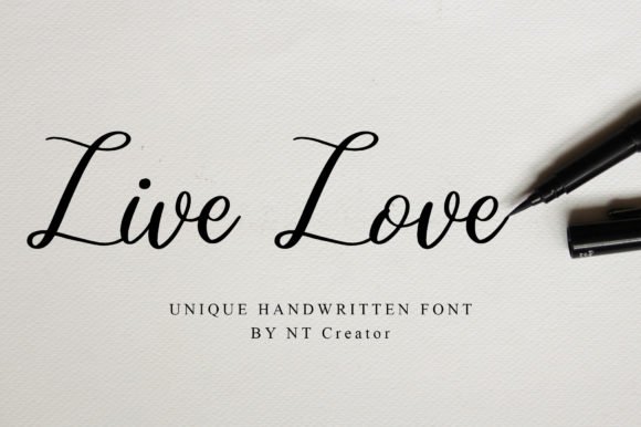 Live Love Font - Featured Image