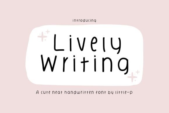 Lively Writing Font - Featured Image