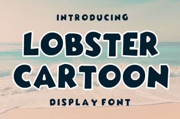 Lobster Cartoon Font - Featured Image