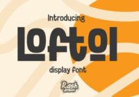 Loftol Font - Featured Image