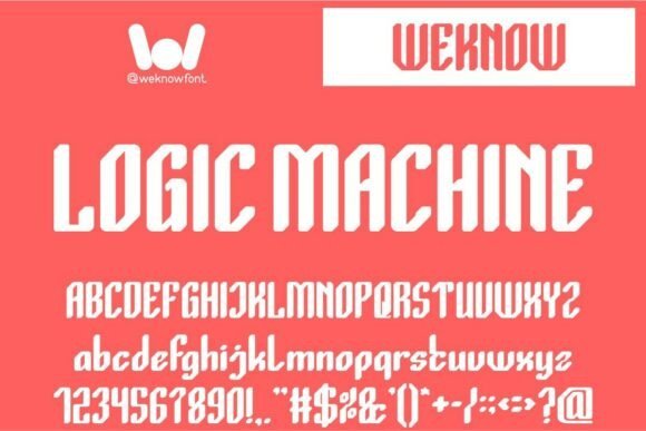 Logic Machine Font - Featured Image